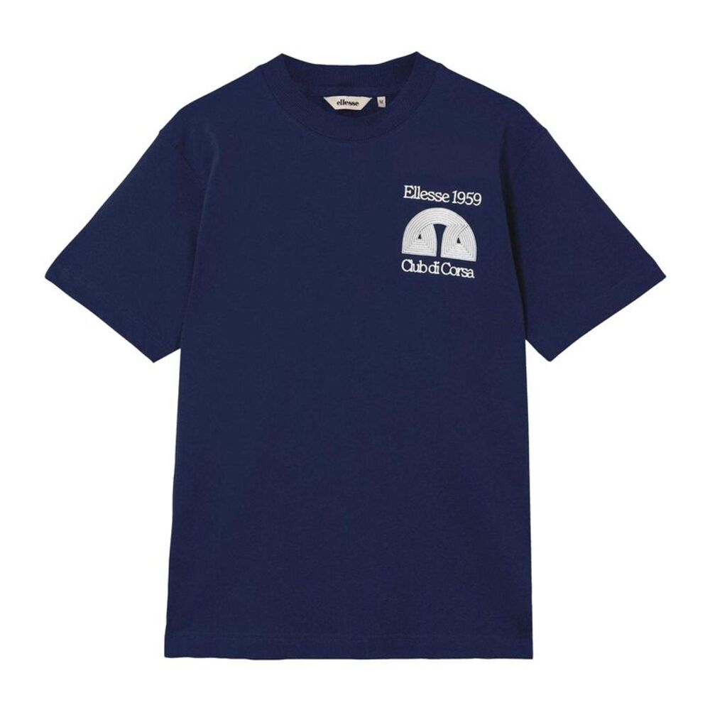 Ellesse Mens Club Di Corsa T-Shirt / Navy